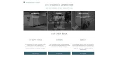 Prägnantes Aushängeschild der Unternehmensgruppe Henrich: Unsere neue Website