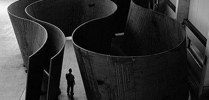 Serra-Skulptur handmade by STEELforming