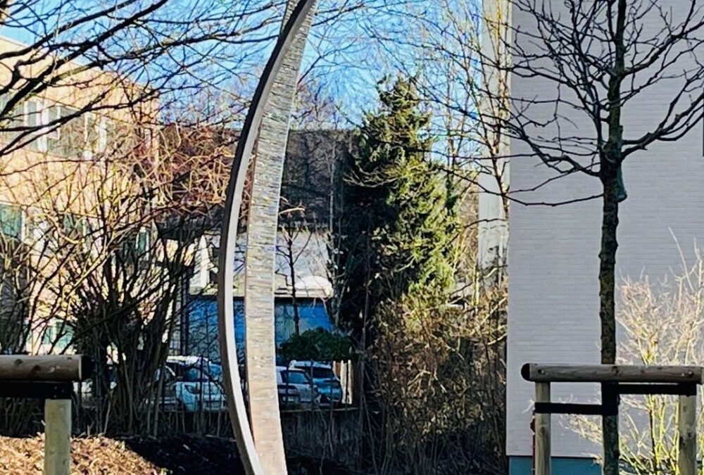 Sculpture installed at Villa Ruhfus in Siegen