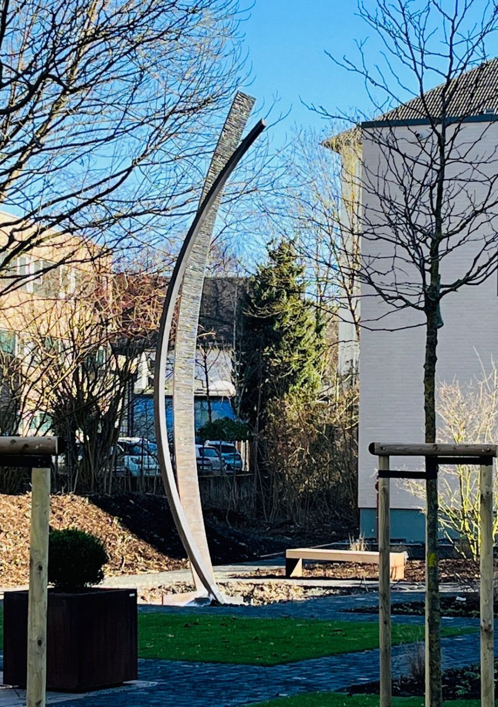 Sculpture installed at Villa Ruhfus in Siegen